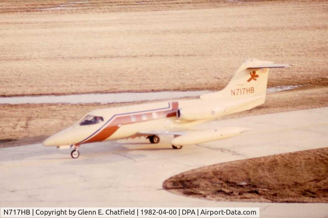 N717HB, 1974 Learjet 24D C/N 295, Photo taken for aircraft recognition training.  Ex-N717HB, Learjet 24D
