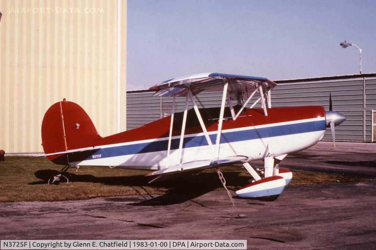 N3725F, 1976 Great Lakes 2T-1A-2 Sport Trainer C/N 0745, Great Lakes Sport Trainer at the Planemasters Ramp