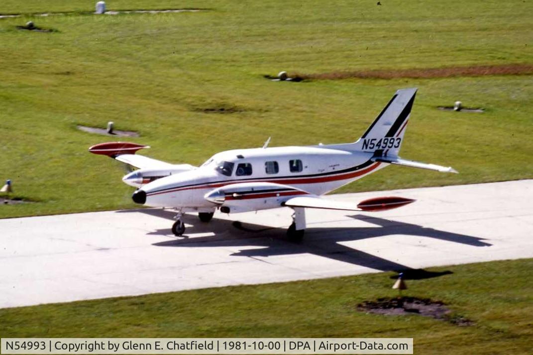 N54993, 1975 Piper PA-31T C/N 31T-7620014, Photo taken for aircraft recognition training.  Piper Cheyenne I
