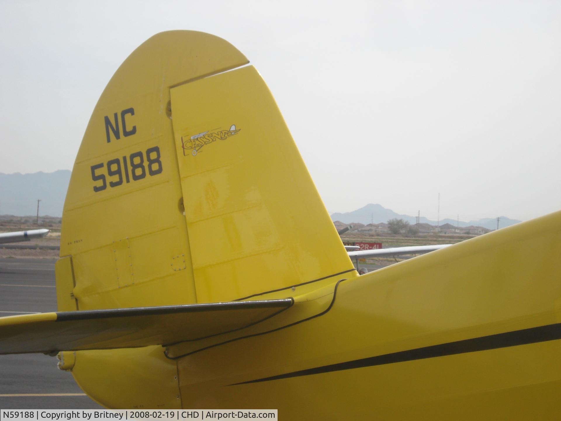 N59188, 1942 Cessna T-50 Bobcat Bobcat C/N 3084, a visit to Arizona on Feb 19, 2008