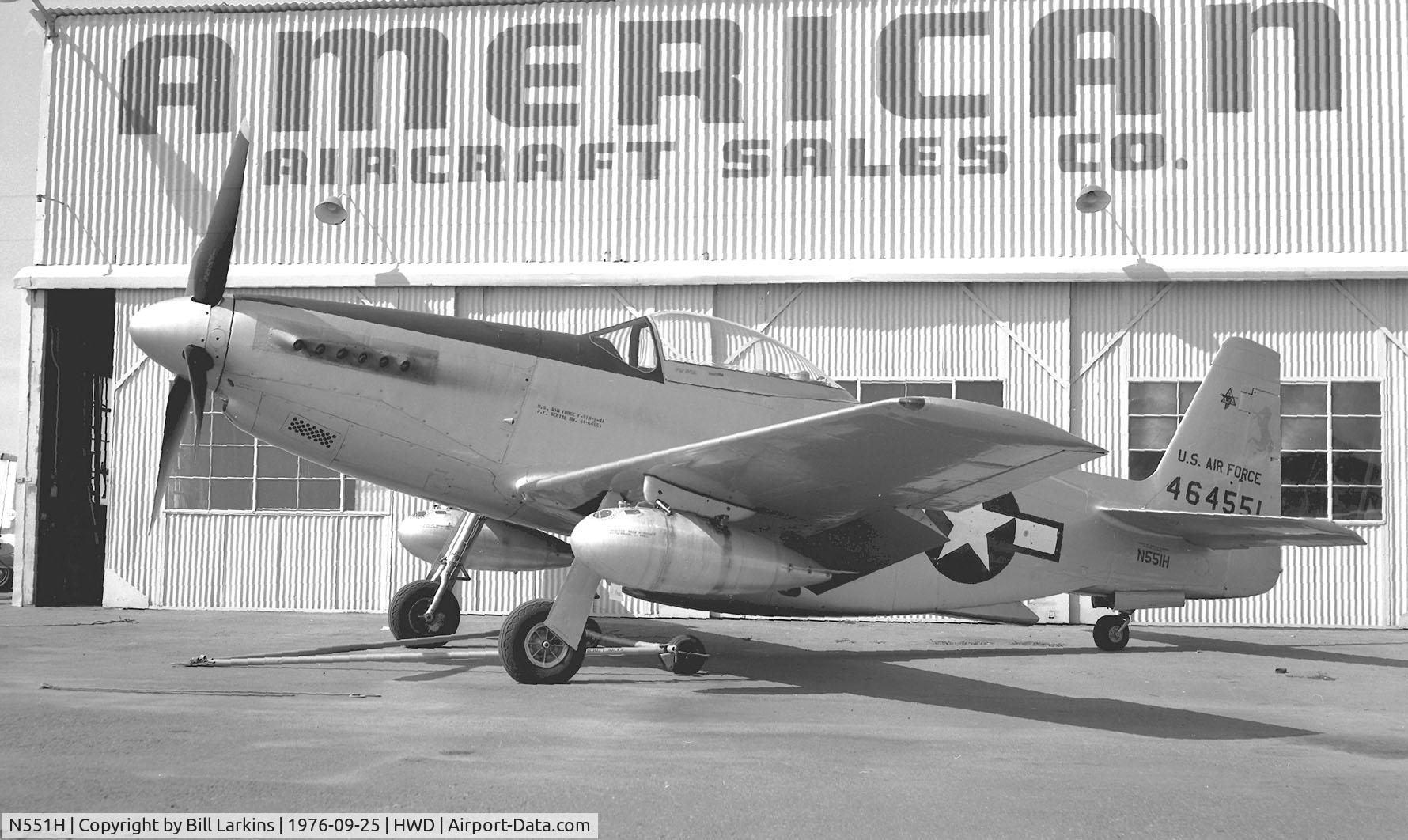 N551H, 1944 North American F-51-H-5-NA C/N 44-64314, With drop tanks