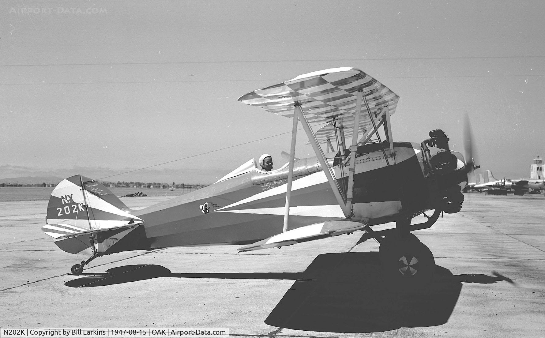 N202K, 1948 Great Lakes 2T-1 Sport Trainer C/N 28, Bety Skelton's aerobatic plane