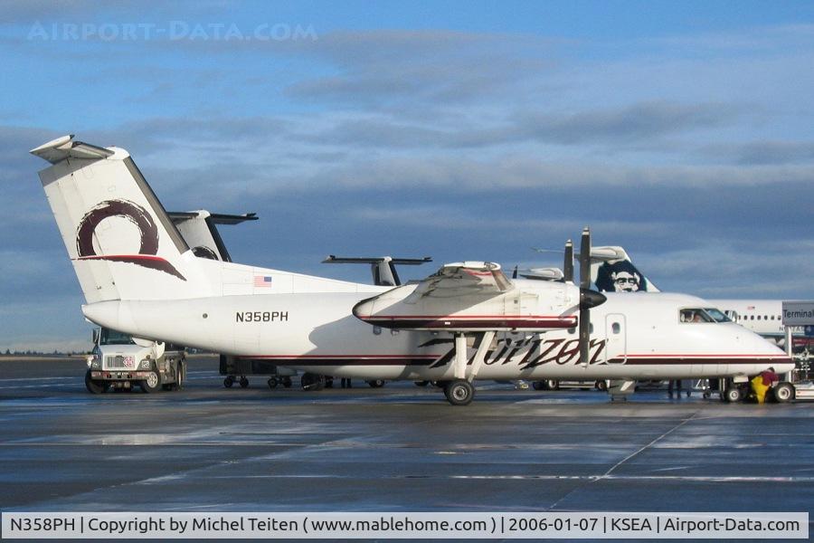 N358PH, 1998 De Havilland Canada DHC-8-202 Dash 8 C/N 506, Horizon Air