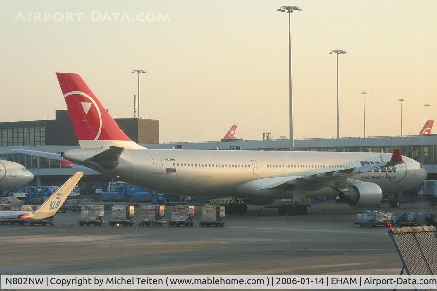 N802NW, 2003 Airbus A330-323 C/N 0533, Northwest Airlines