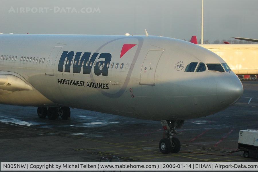 N805NW, 2003 Airbus A330-323 C/N 0552, Northwest Airlines