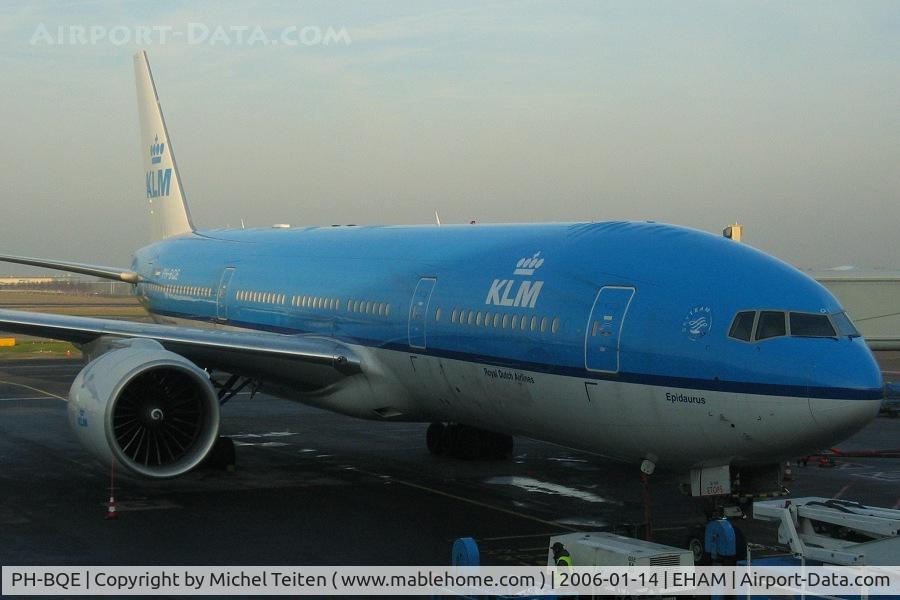 PH-BQE, 2004 Boeing 777-206/ER C/N 28691, 777 from KLM named 