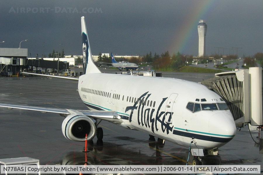 N778AS, 1994 Boeing 737-4Q8 C/N 25110, Alaska Airlines