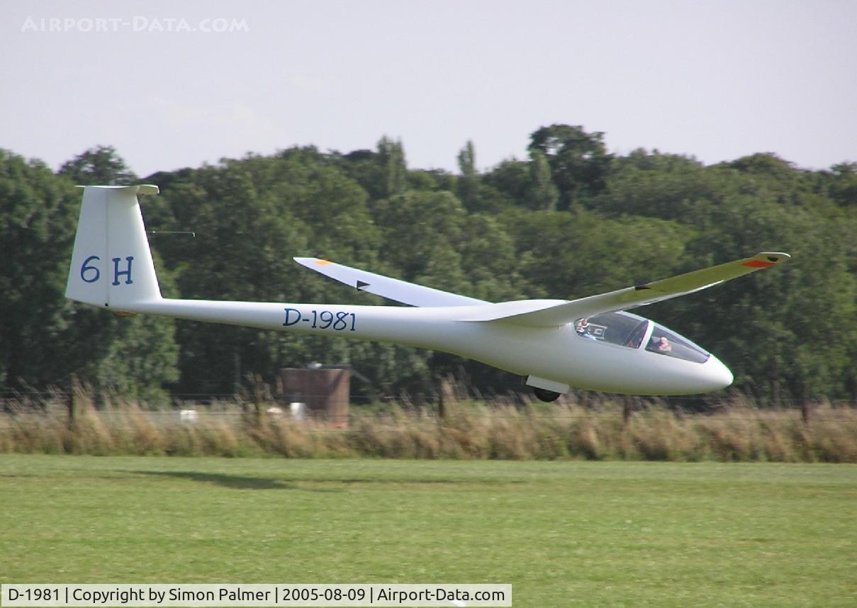 D-1981, Rolladen-Schneider LS-1d C/N 192, Rolladen-Schneider LS-1 at Husbands Bosworth
