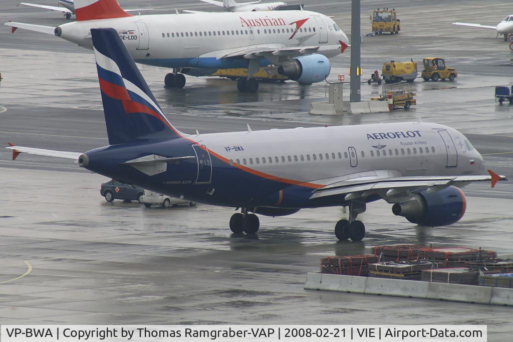 VP-BWA, 2003 Airbus A319-111 C/N 2052, Aeroflot - Russian International Airlines Airbus A319