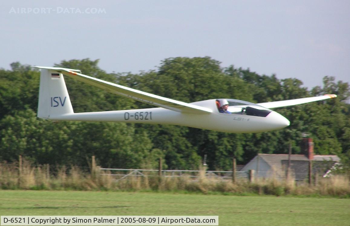 D-6521, Rolladen-Schneider LS-1f C/N Not found D-6521, Rolladen-Schneider LS-1f at Husbands Bosworth