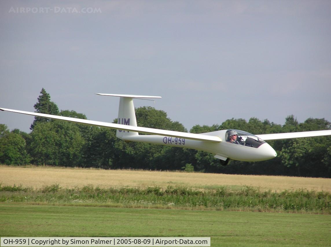 OH-959, Rolladen-Schneider LS-1F C/N 337, Rolladen-Schneider LS-4 at Husbands Bosworth