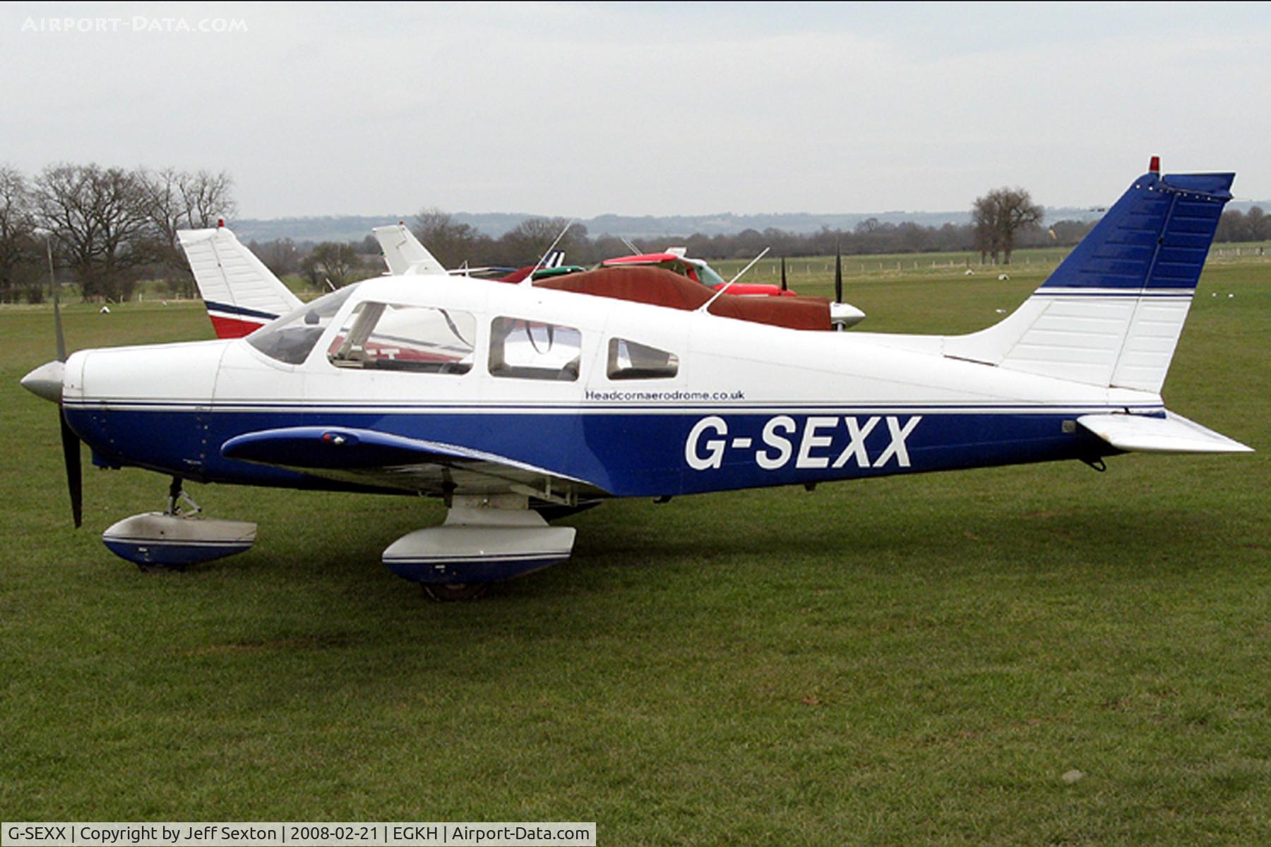 G-SEXX, 1978 Piper PA-28-161 Cherokee Warrior II C/N 28-7816196, At Lashenden/Headcorn UK