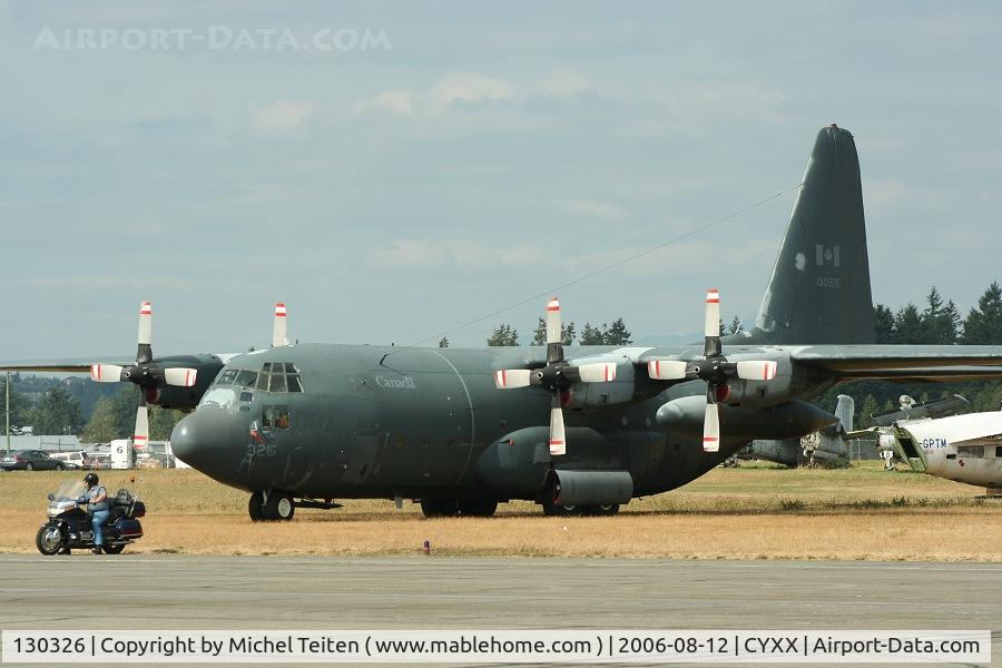 130326, 1968 Lockheed CC-130E Hercules C/N 382-4286, Canada Air Force under maintenance by Cascade Aerospace