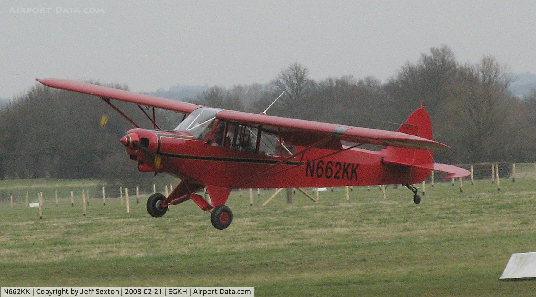 N662KK, 1982 Piper PA-18-150 Super Cub C/N 18-8209023, At Lashenden/Headcorn