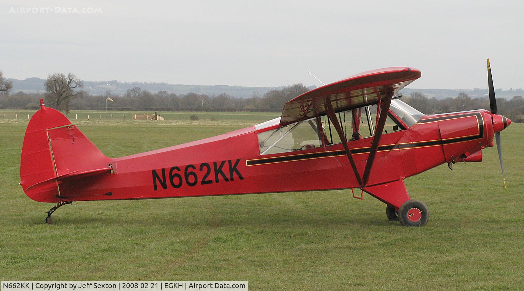N662KK, 1982 Piper PA-18-150 Super Cub C/N 18-8209023, At Lashenden/Headcorn