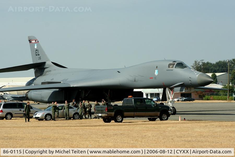 86-0115, 1985 Rockwell B-1B Lancer C/N 75, 34th BS/ 28th BW