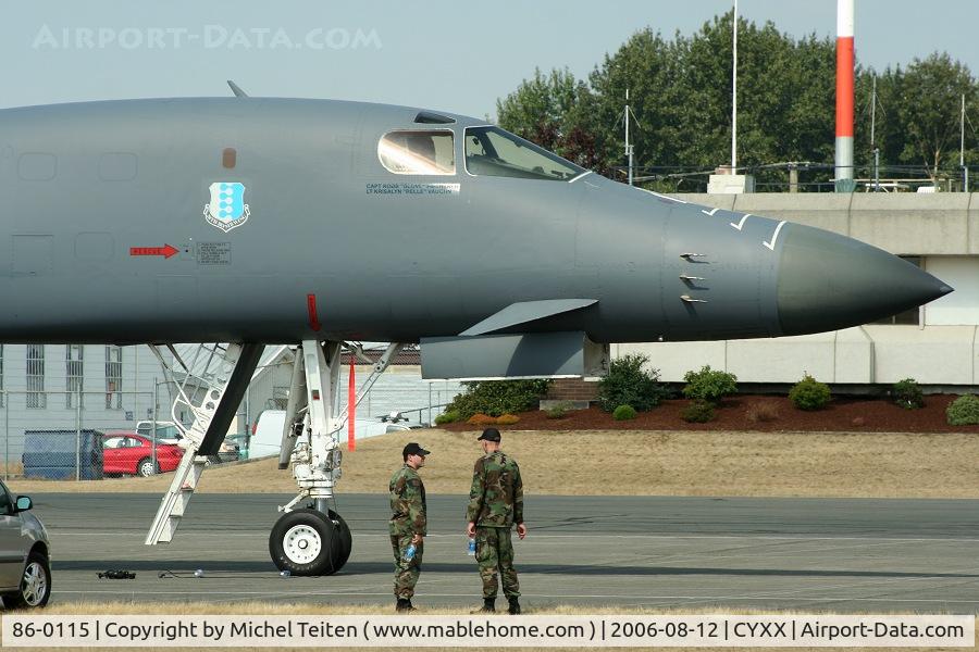 86-0115, 1985 Rockwell B-1B Lancer C/N 75, 34th BS/ 28th BW