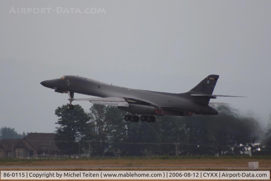 86-0115, 1985 Rockwell B-1B Lancer C/N 75, 34th BS/ 28th BW