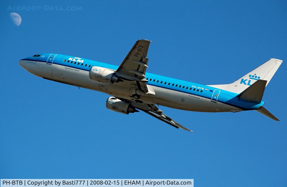PH-BTB, 1992 Boeing 737-406 C/N 25423, To the moon