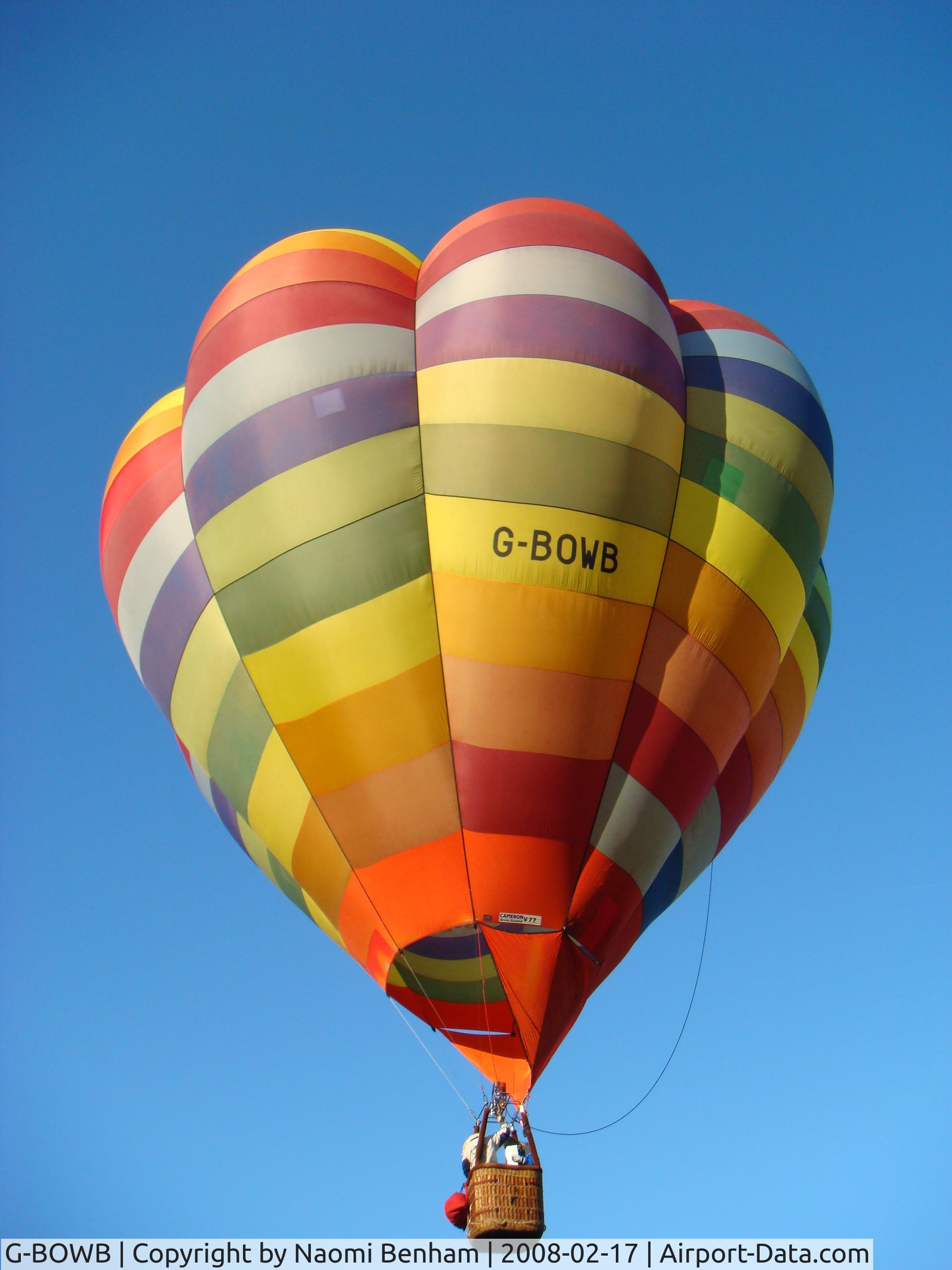 G-BOWB, 1988 Cameron Balloons V-77 C/N 1767, Cameron V-77