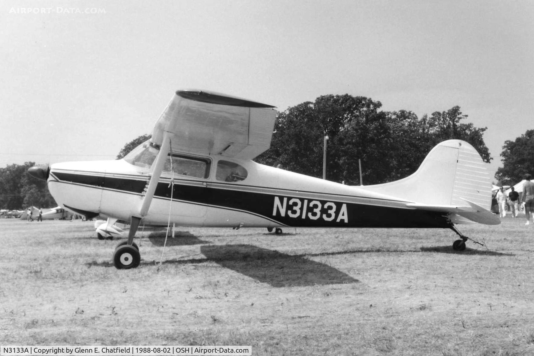 N3133A, 1953 Cessna 170B C/N 25777, Photo taken for aircraft recognition training.