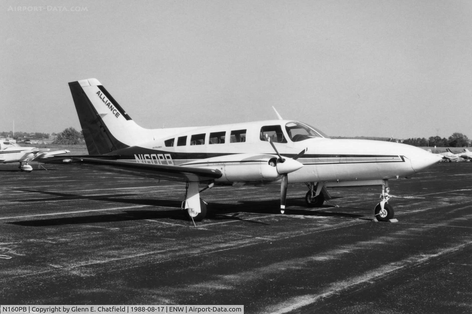 N160PB, 1981 Cessna 402C C/N 402C0493, Photo taken for aircraft recognition training.