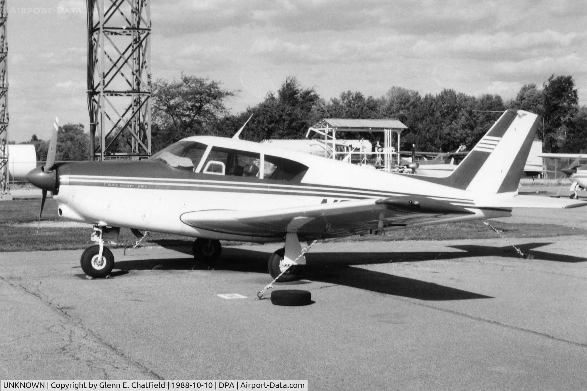 UNKNOWN, , Photo taken for aircraft recognition training.  Piper Comanche