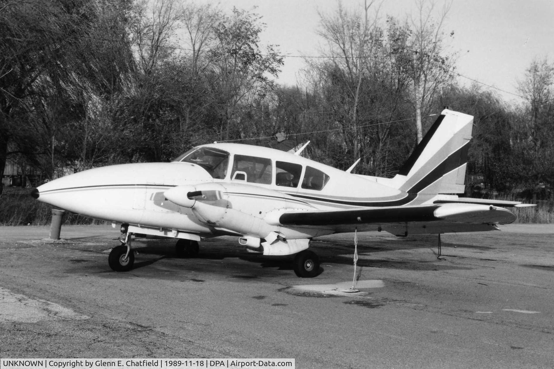 UNKNOWN, , Photo taken for aircraft recognition training.  Piper Aztec