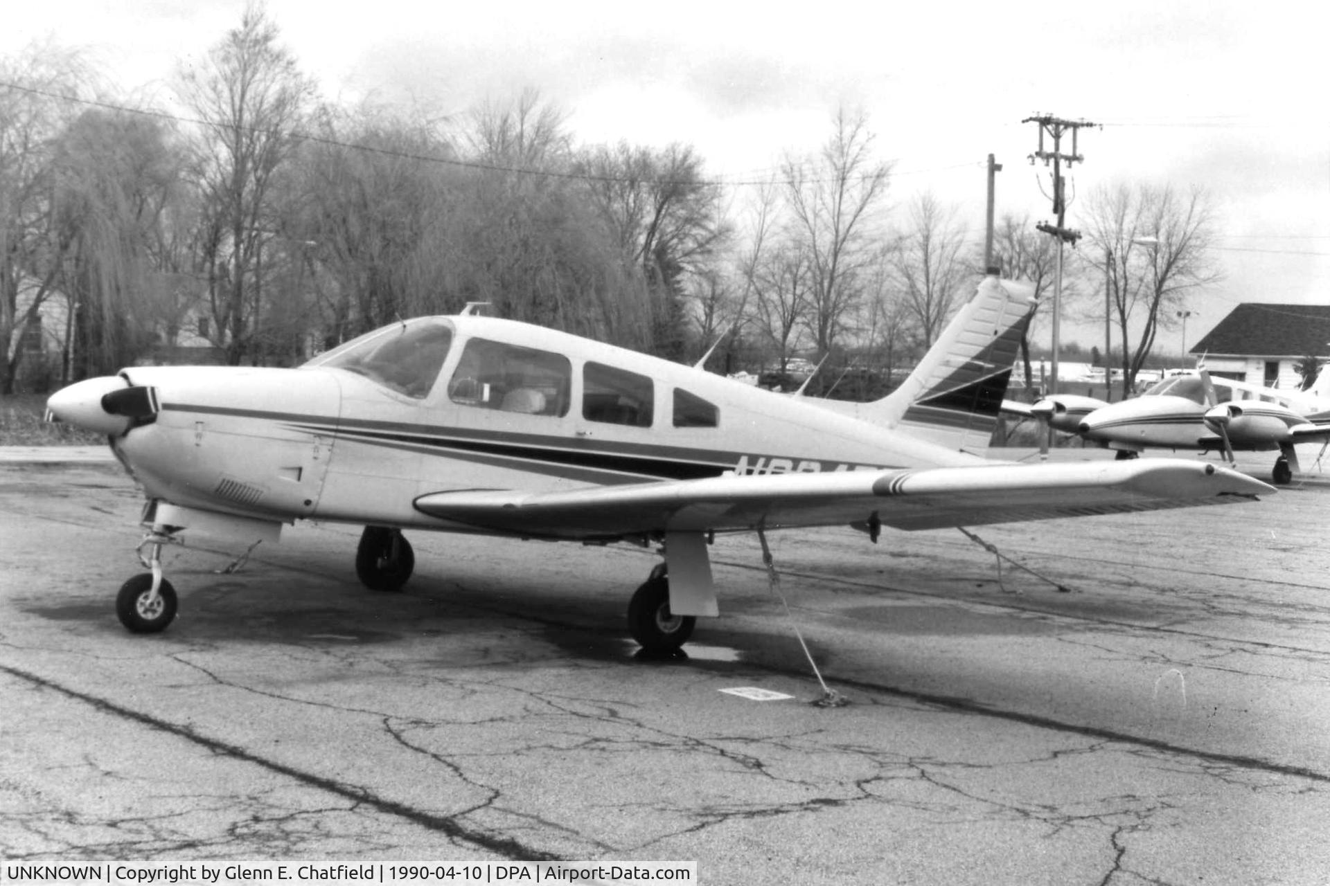 UNKNOWN, , Photo taken for aircraft recognition training.  Piper Arrow