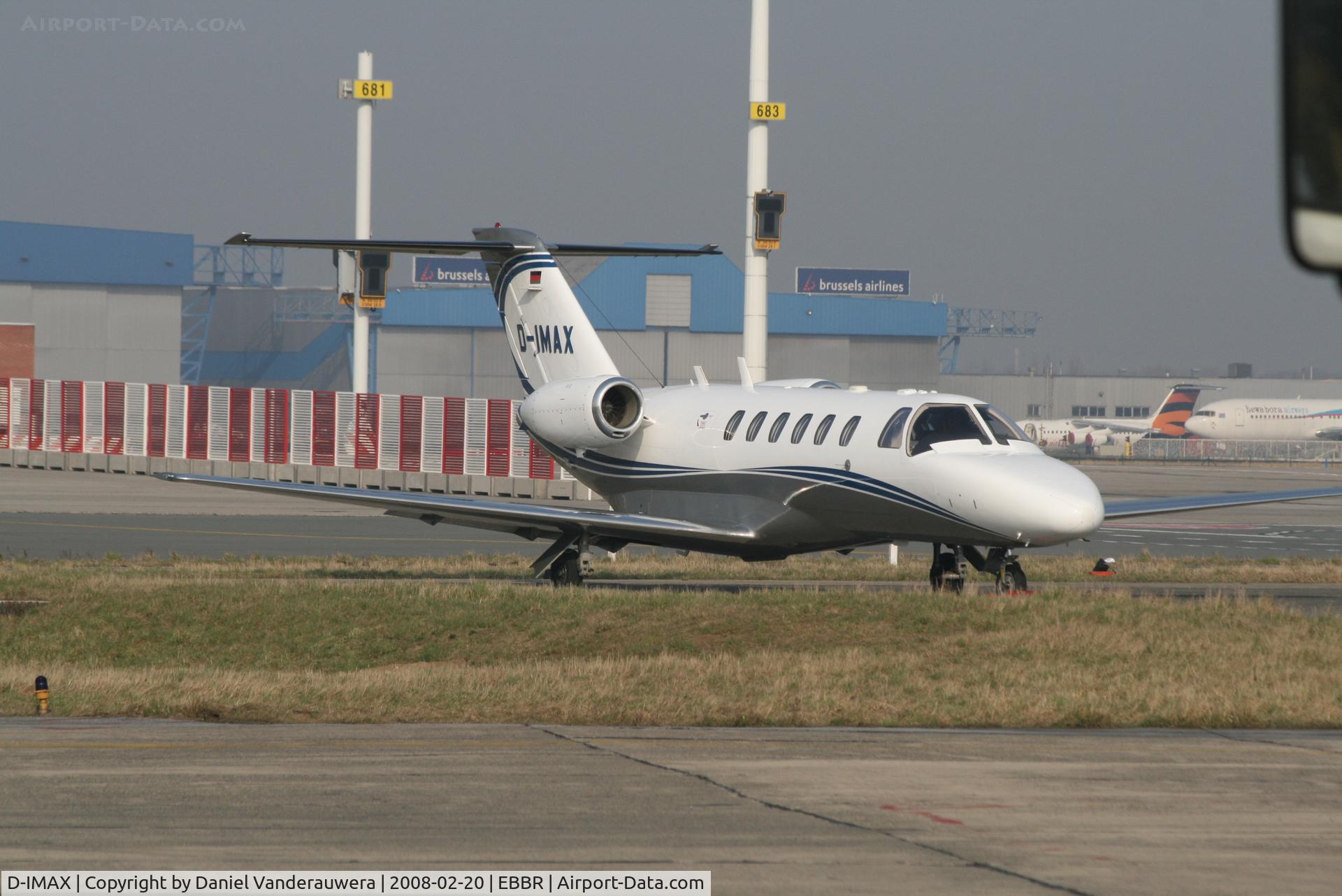 D-IMAX, 2004 Cessna 525A CitationJet CJ2 C/N 525A-0195, parked on General Aviation apron