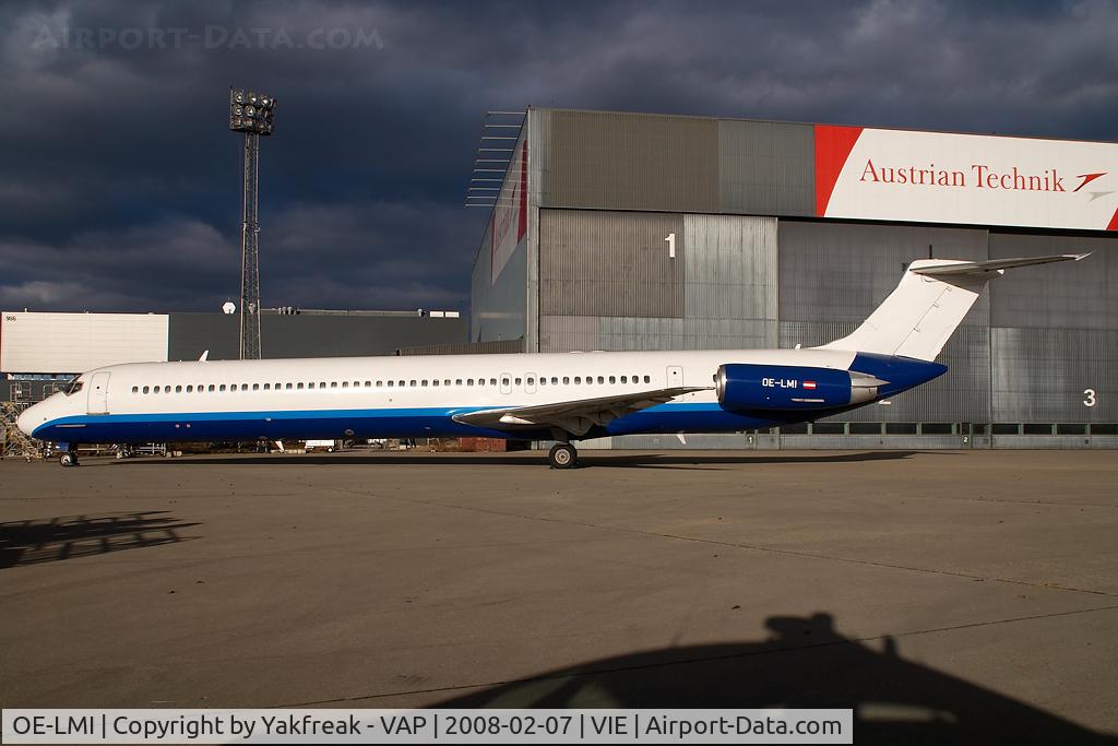 OE-LMI, 1988 McDonnell Douglas MD-83 (DC-9-83) C/N 49823, Map Jets MD80