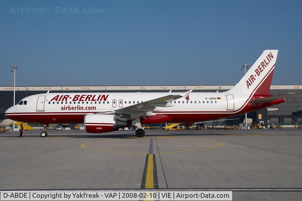 D-ABDE, 2006 Airbus A320-214 C/N 2696, Air Berlin Airbus 320
