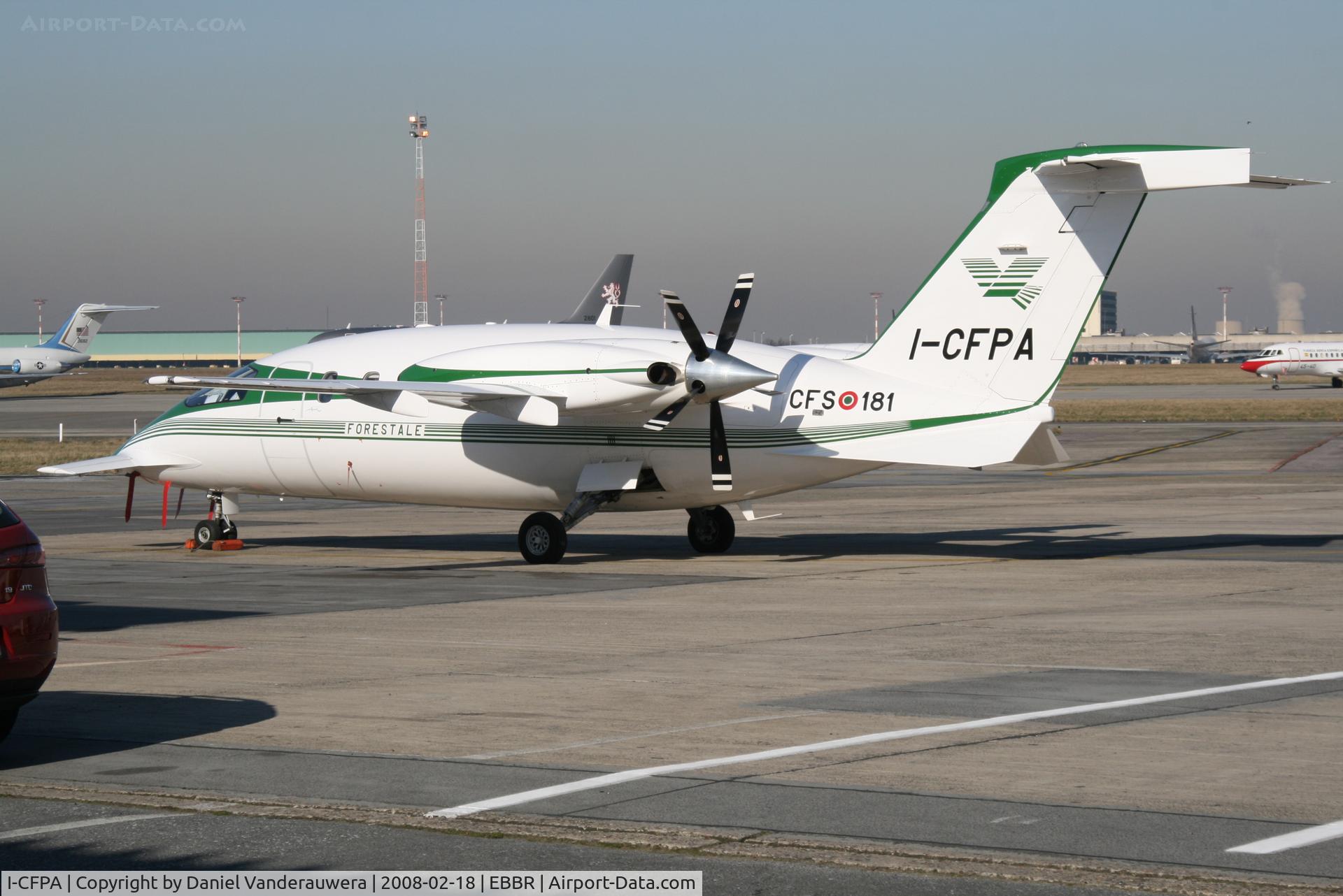 I-CFPA, Piaggio P-180AM  Avanti C/N 1094, parked on General Aviation apron