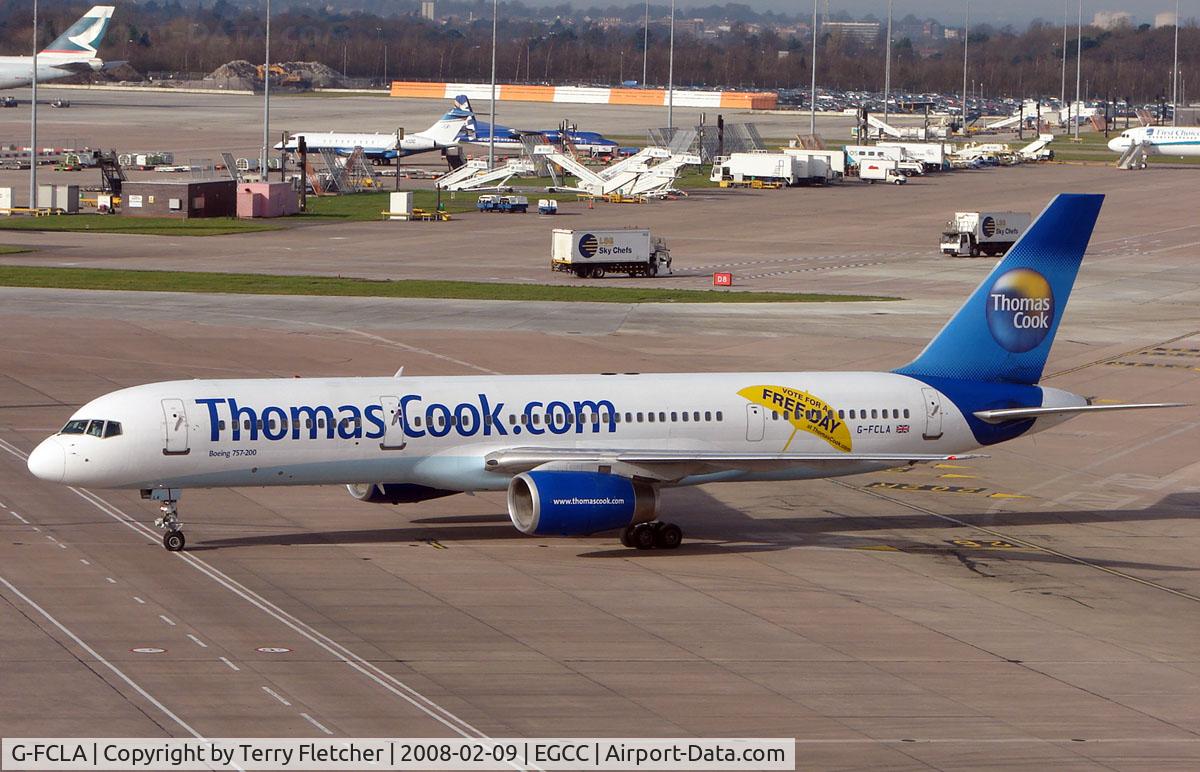 G-FCLA, 1997 Boeing 757-28A C/N 27621, Thomas Cook B757 with additional Logo