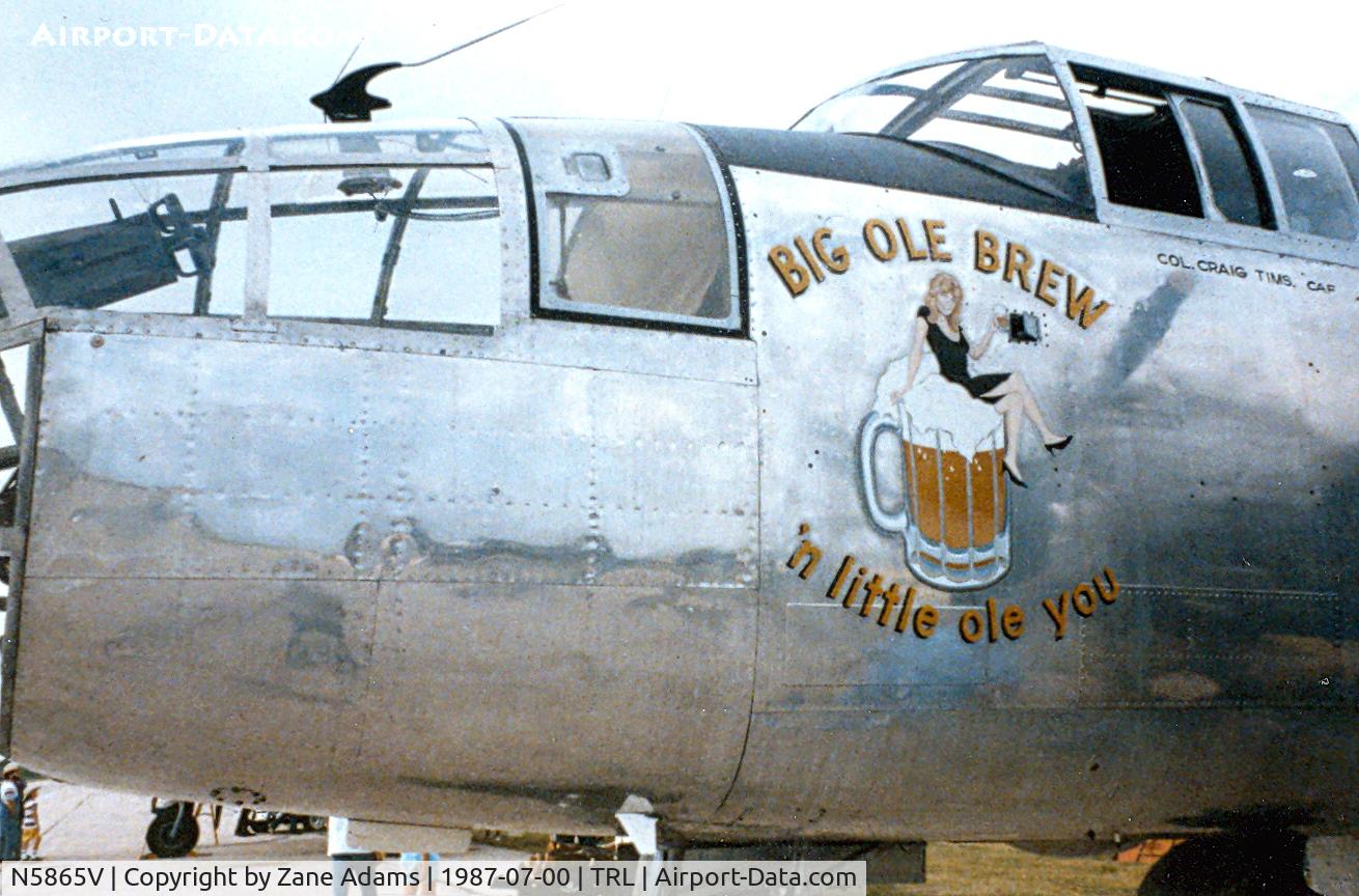N5865V, 1945 North American B-25J Mitchell Mitchell C/N 108-34263, At Terrell Airshow