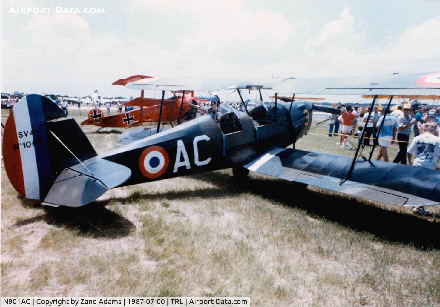 N901AC, 1948 Stampe-Vertongen SV-4C C/N 1060, Stamp SV-4C at Terrell Airshow