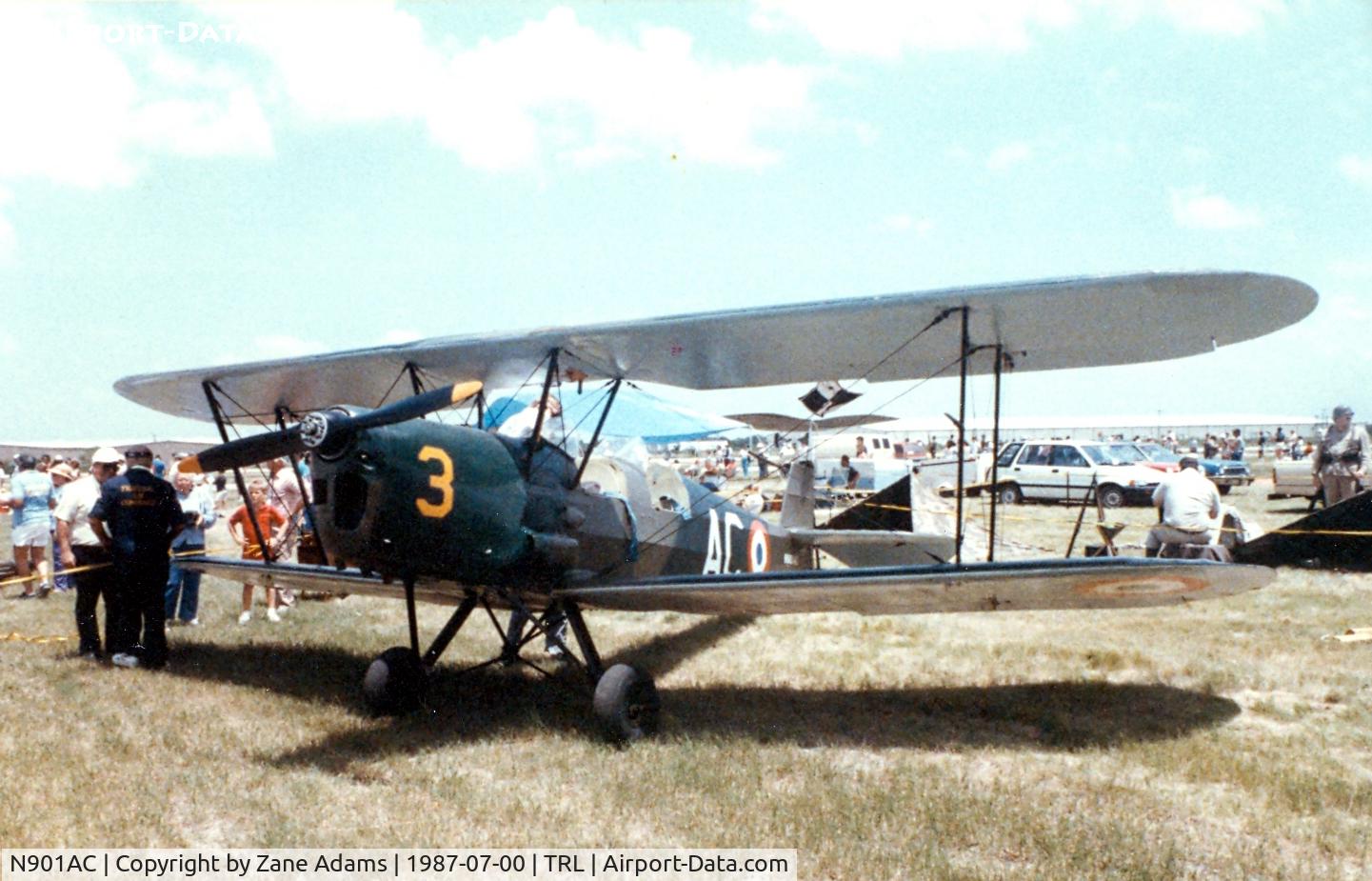 N901AC, 1948 Stampe-Vertongen SV-4C C/N 1060, Stamp SV-4C at Terrell Airshow