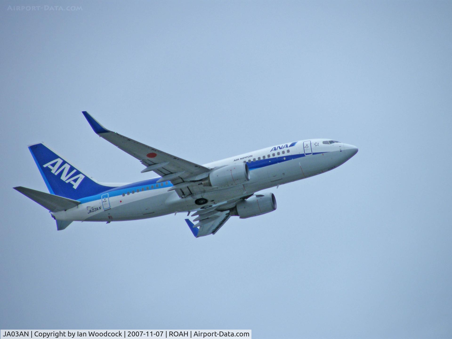 JA03AN, 2006 Boeing 737-781 C/N 33873, Boeing 737-781/ANA/Naha