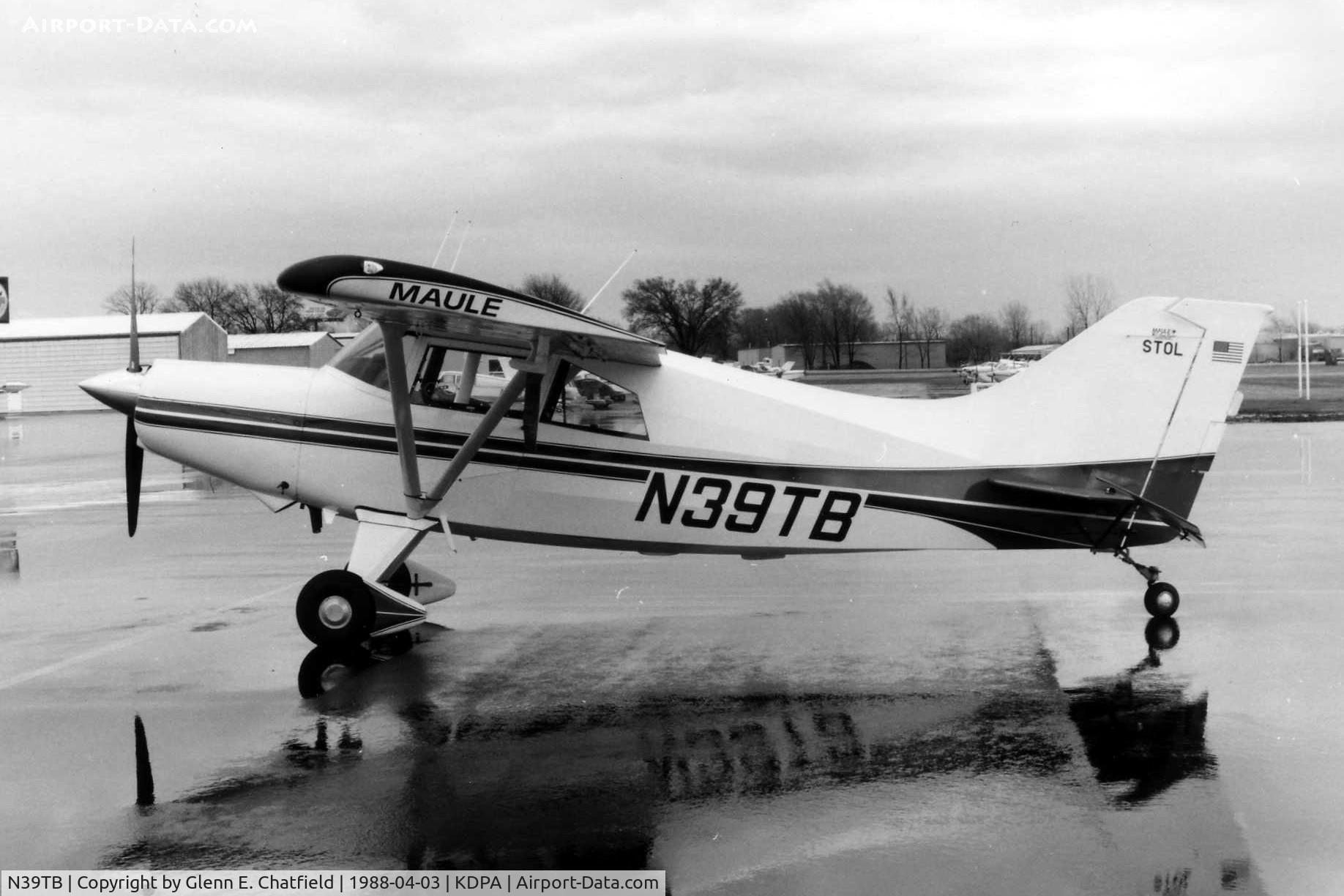 N39TB, Maule M-7-235 Super Rocket C/N 10004C, Photo taken for aircraft recognition training.  Ex-N39TB, Maule 7