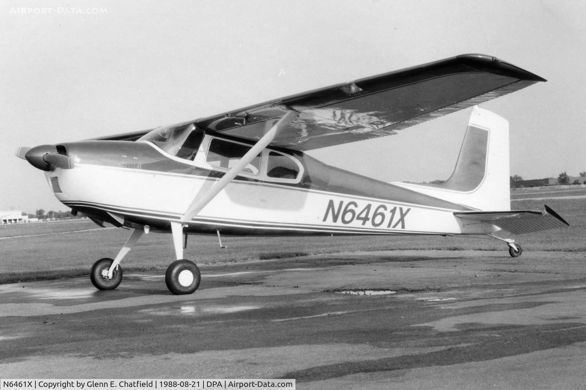 N6461X, 1960 Cessna 180D C/N 18050961, Photo taken for aircraft recognition training.