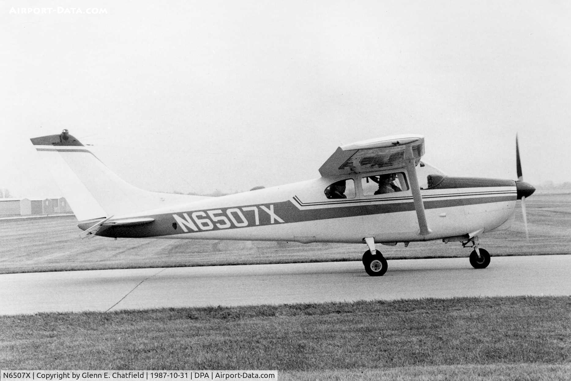 N6507X, 1960 Cessna 210 C/N 57507, Photo taken for aircraft recognition training.