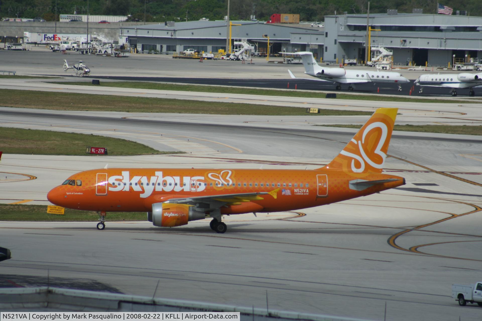 N521VA, 2006 Airbus A319-112 C/N 2773, Airbus A319