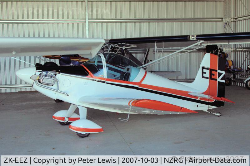 ZK-EEZ, Corby CJ-1 Starlet U/L C/N AACA/130, T P Salmon, Christchurch