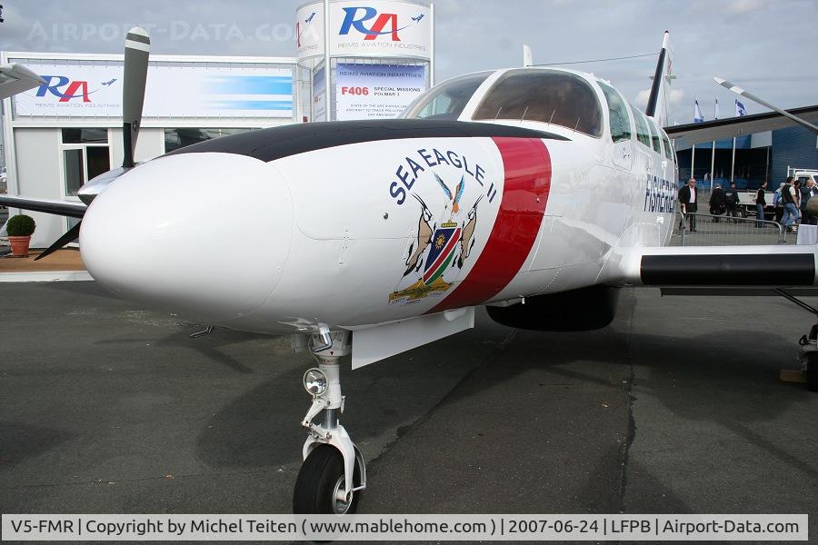 V5-FMR, Reims F406 Caravan II C/N F406-0093, Namibia Fisheries Patrol at the 2007 Paris Airshow