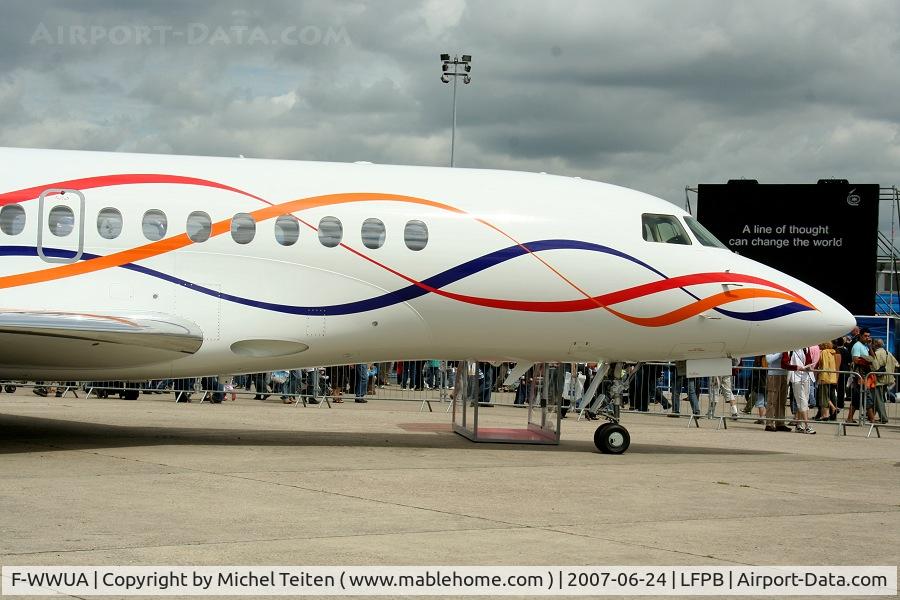 F-WWUA, 2007 Dassault Falcon 7X C/N 004, Salon du Bourget 2007