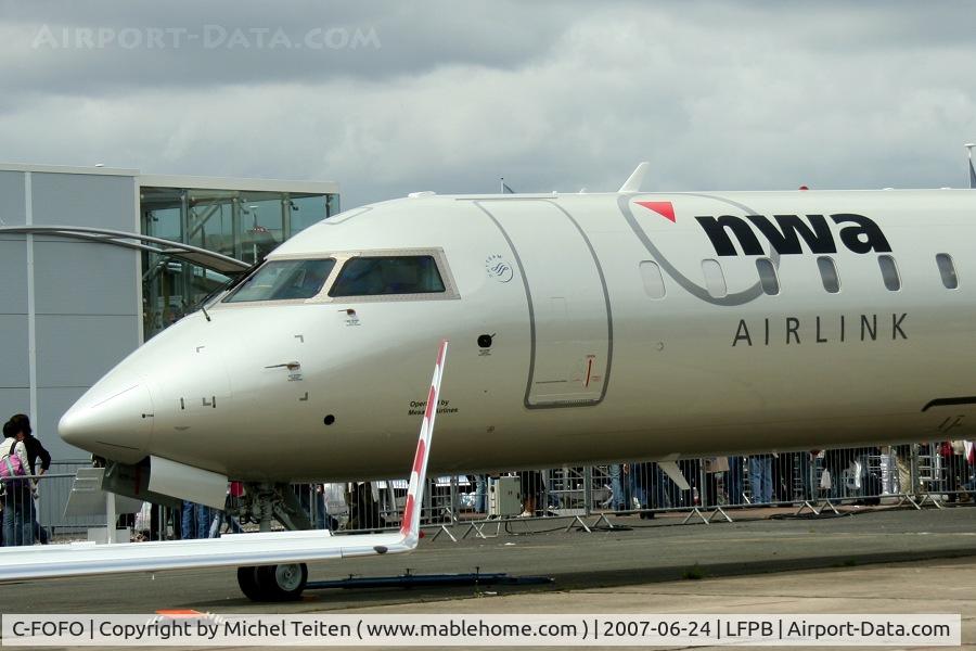 C-FOFO, 2007 Bombardier CRJ-900 (CL-600-2D24) C/N 15134, Salon du Bourget 2007