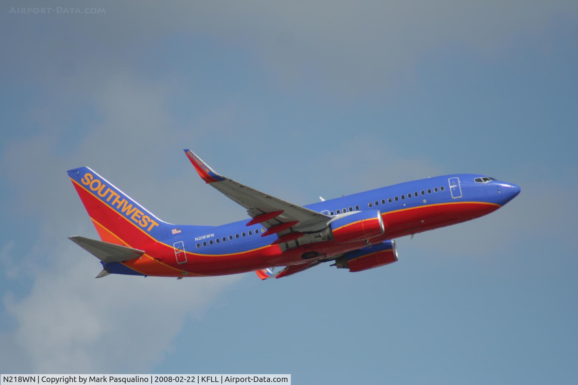 N218WN, 2005 Boeing 737-7H4 C/N 32489, Boeing 737-700
