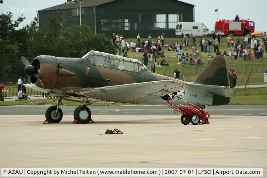 F-AZAU, 1951 North American T-6G Texan C/N 182-800, At the Nancy Airshow