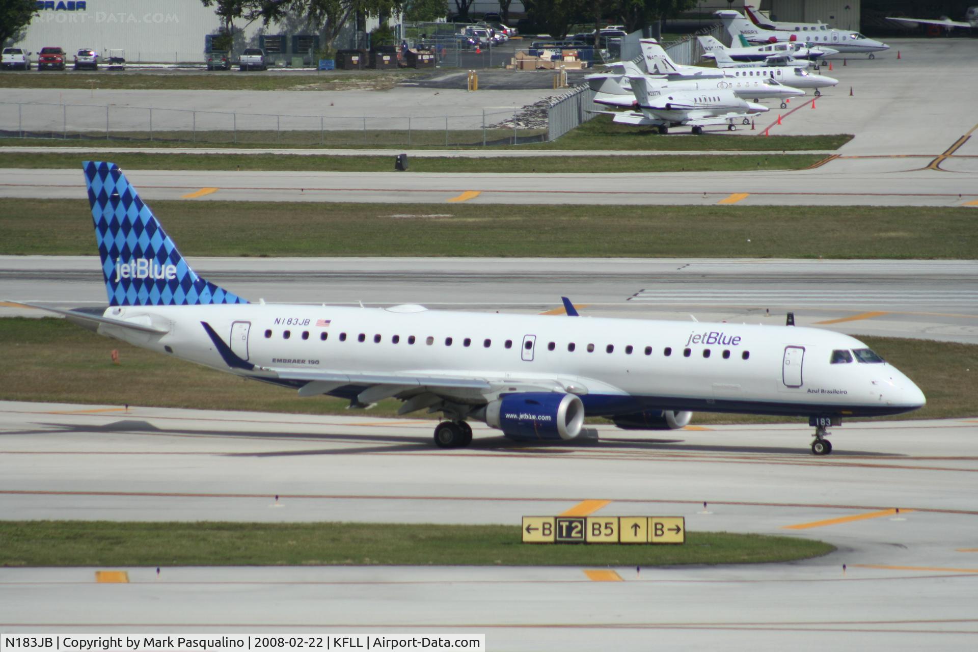N183JB, 2005 Embraer 190AR (ERJ-190-100IGW) C/N 19000007, ERJ 190-100 IGW