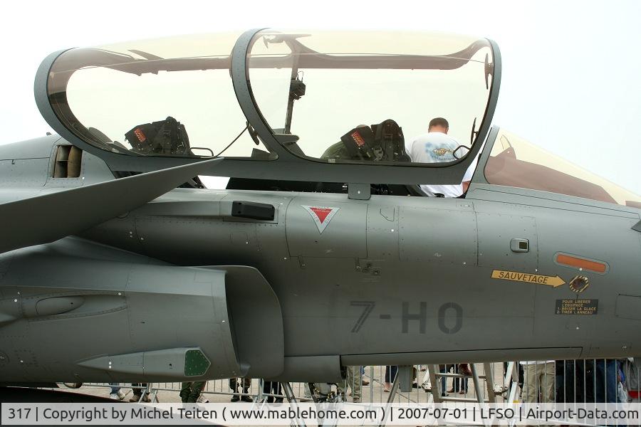 317, Dassault Rafale B C/N 317, Escadron de Chasse 1/7 Provence from Armee de l'Air